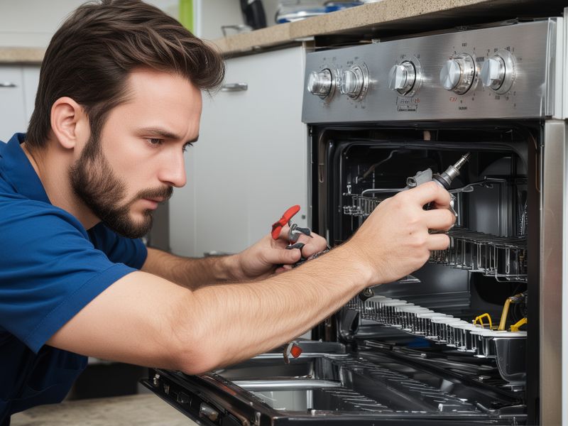 Professional written estimate and repair documentation for appliance service
